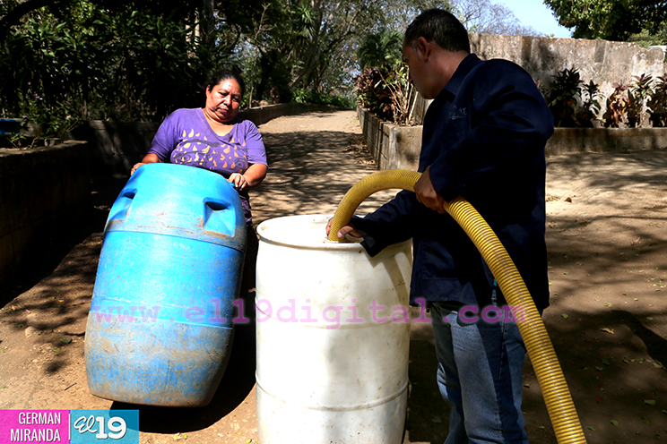 Abastecimiento de agua a trav&eacute;s de cisterna llega a Jocote Dulce